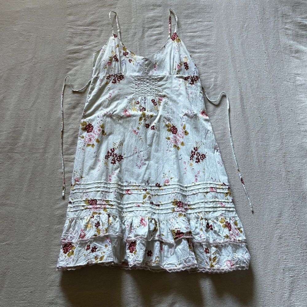 Angie Vintage Floral Cotton Prairie Dress